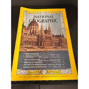 vintage National Geographic magazine from July 1965 (Volume 128, No. 1).